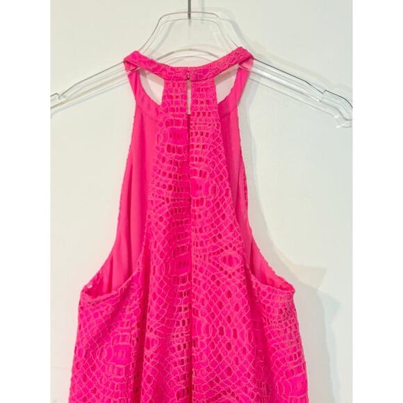 veronica beard mackey gingham seersucker halter dress Veronica Beard Mackey Gingham Seersucker Halter Dress in Light Chicory/Dove